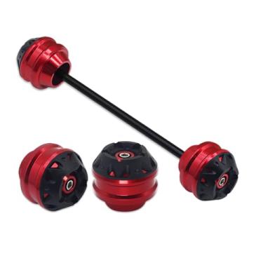 Imagem de MFGZD Sliders de eixo de motocicleta traseiro dianteiro para Ninja 400/650/1000 S1000RR/XR/R M1000RR MT-03 MT-10/25 R7 G310R G310GS CRF1100L RSV4/R/RF/RR GSR600/755 0 GSX-S 750/1000/1000F/1000S Z400