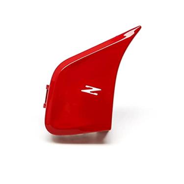 Imagem de Substituição da tampa do botão Z do volante automotivo para Chevrolet Corvette C8 2020 2021 (vermelho)