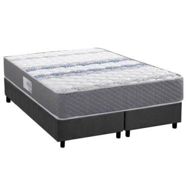 Imagem de Conjunto Box Queen: Colchão Espuma Herval D60 / AG65 Timeless + Base C