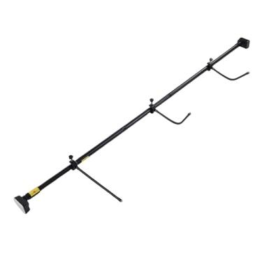 Imagem de Luqeeg Suporte para Guirlanda Ajustável na Porta Frente 80-170 cm Sem Furação Barra Tensora para Guirlanda de Natal para Suporte para Decoração de Natal e Halloween