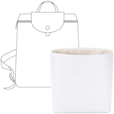 Imagem de FANJI Project Bolsa organizadora para mochila Le-pliage, ajuste personalizado dentro de bolsa leve e resistente à água com zíper (Craie)
