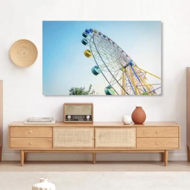 Imagem de Capa de TV Capa de TV Capa de Tela de Pano Cobertura de Tela LCD de 32-80 Polegadas Interior Protetor de Tela LED Curvado/Plano Capa Universal Computador Televisão Decorativa-Azul-7#||78 polegadas