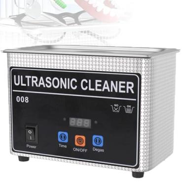 Imagem de Aparelho De Ultrassom Para Limpeza De Joias, Aquecimento RáPido Com FunçãO De DesgaseificaçãO, IníCio Com Um Clique, Tempo PersonalizáVel,Para RemoçãO De Ferrugem E Manchas