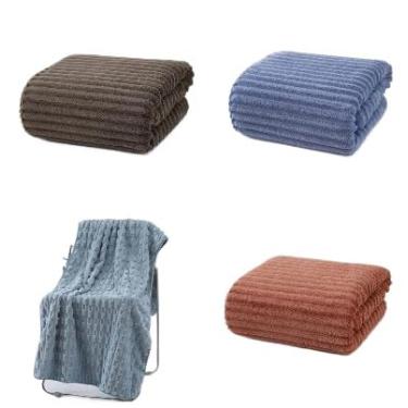 Imagem de Toalhas de banho Microfibra 70×140cm 280g – Praia, Piscina, Rápida Secagem, Macia e Confortável (4 peças aleatória masculino)