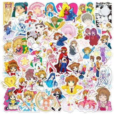 Imagem de Adesivos Cards Captors Sakura Waterproof Vinyl 50 unidades/lote