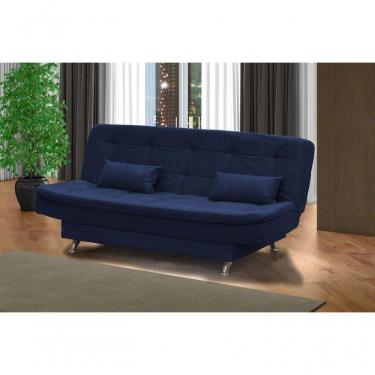 Imagem de Sofá Cama Casal Reclinável Salomé - Azul Light