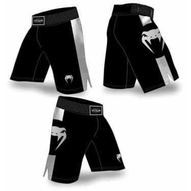 Imagem de Short Muay Thai Logo Permance Edição Silver - Masculino Cor:;Tamanho:M-Masculino