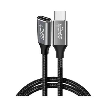 Imagem de Cabo USB C Macho-Fêmea De 90 Graus 5A Carregamento Rápido 31 PD 100W E