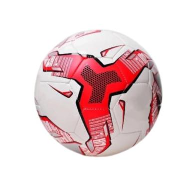 Imagem de Bola De Futebol Couro Sintético Costurada Escolha Sua Cor (Branco)