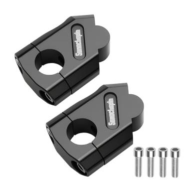 Imagem de LKV Elevadores de guidão de motocicleta de 7/20.3 cm, peças de elevação de motocicleta de liga de alumínio de 22 mm adequadas para bicicleta Dirt Pit Bike, suportes universais para guidão para