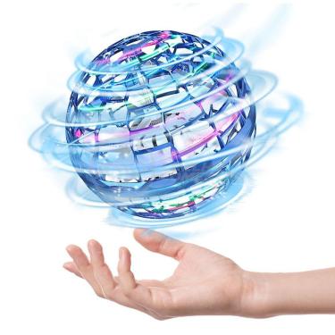 Imagem de Bola Spinner Voadora Led Divertido Colorido Azul