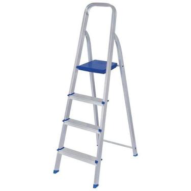Imagem de Escada Alumínio 4 Degraus - 5102 - Mor