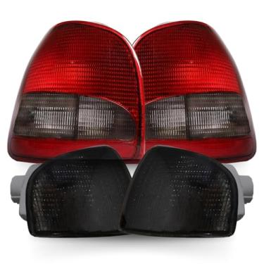 Imagem de Par Lanternas Gol Bola G2 95 96 97 98 99 2000 2001 2002 + Piscas Fumê