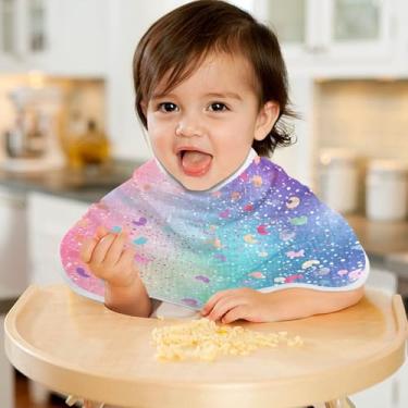 Imagem de CEBUGI Panos para Arrotar Musselina para Bebês 56 x 28 cm Toalhas de Bebê Absorventes Macias Fundo Colorido Pano de Arroto de Algodão para Bebês Meninos e Meninas 1 Pacote