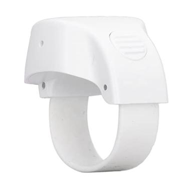 Imagem de Generic Controle Remoto da Câmera Selfie Ring Button Controller Mainstream APP Suporte 8 Horas de Tempo de Trabalho Contínuo, para Amantes de Fotografia (Branco)