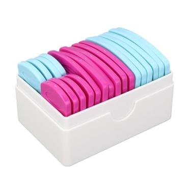 Imagem de aqxreight 20 Peças de Suéter e Cachecol de Bloqueio de Malha, Bloqueador de Fixação de Formato de tricô para crochê, Bordado Complexo e Texturas de Roupas para Pentes Precisos, Bloqueio de Malha para Alcançar Estes