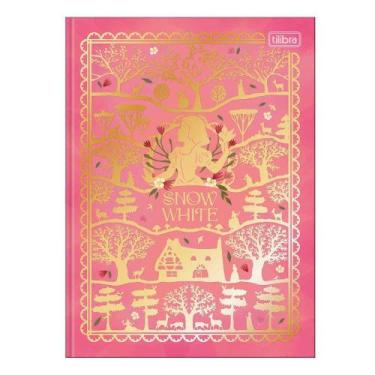 Imagem de Caderno Colegial Brochura Princesas Disney Decorado Capa Dura 80 Folha