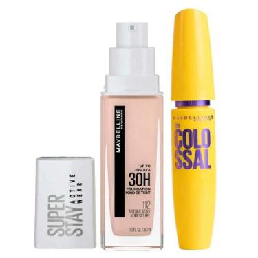 Imagem de Maybelline Kit - Base Longa Duração + Máscara de Cílios, Kit