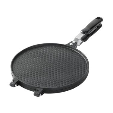 Imagem de FytStycale Máquina de fazer cones de waffle, cones de sorvete, frigideira para crepes e rolinhos primavera para uso doméstico, 22cm