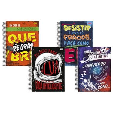 Imagem de Caderno Espiral Universitário Capa Dura 1X1 80Fls 04/Pt Insano Fsc