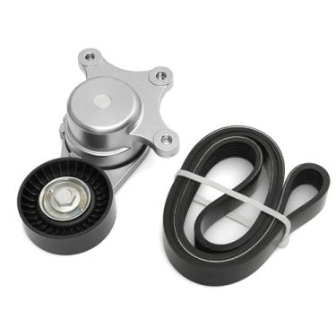 Imagem de Kit tensor de correia de transmissão, kit de componentes de acionamento de correia, serve para Ford Edge Explorer Fusion Taurus, para Lincoln MKS MKT MKX MKZ, para Mazda CX-9, para Mercury Sable,