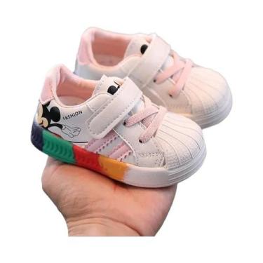 Imagem de Tênis Esportivos Disney Mickey Para Meninos E Meninas, Sapatos Casuais