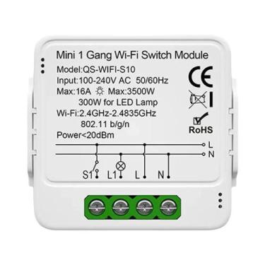 Imagem de Interruptor Inteligente WiFi Zigbee Tuya Para Luz, Cortina, Dimmer, Mó