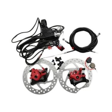 Imagem de O kit de freio a disco para scooter elétrica é equipado com pastilhas 