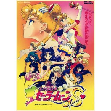 Imagem de Pôster Sailors Moons Anime Art 30x42cm Papel 150g