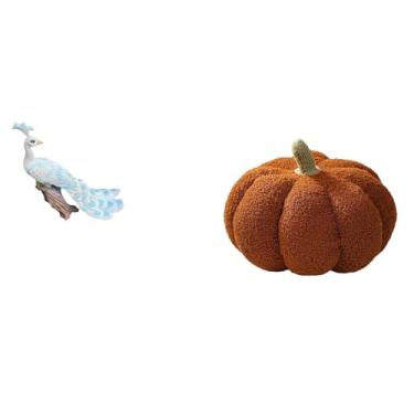 Imagem de Whtkoph Escultura de Abóbora, Ornamento Decorativo para Jardim, Artesanato, Estatueta, Estátua, Almofada para Casa, Quarto, Pátio, Sofá, Decoração