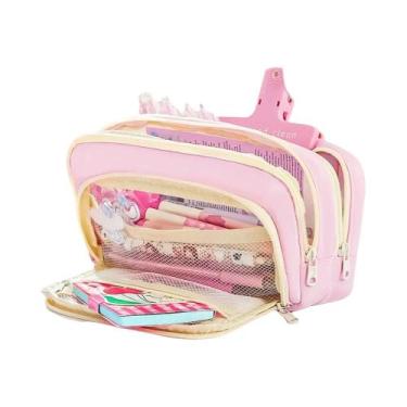 Imagem de Estojo De Lápis Multi-camadas De Grande Capacidade Para Estudantes, Bo