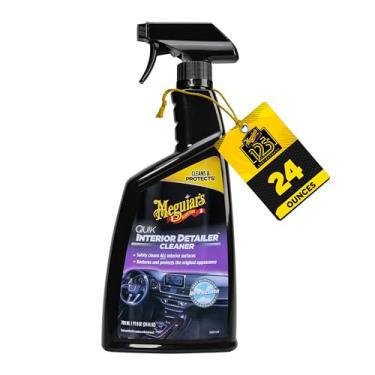 Imagem de Meguiar's Quik Interior Detailer - Perfeito para detalhes do interior do carro - Limpeza rápida e fácil que é segura em plástico, vinil, couro e mais - Limpador e protetor de interiores de carro - 680