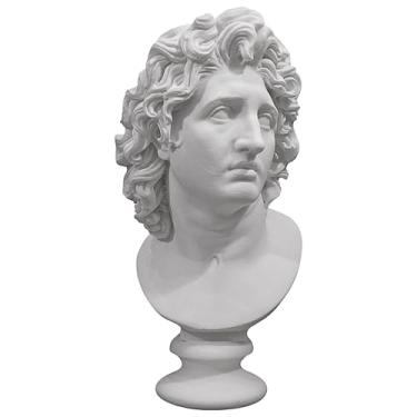 Imagem de DadArt Alexandre O Grande Busto Estátua Helios Deus Alabastro Feito à Mão Escultura Grega Romana Clássica