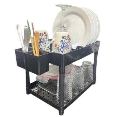 Imagem de Escorredor De Louça Organizador De Pia Preto - Jac Pack