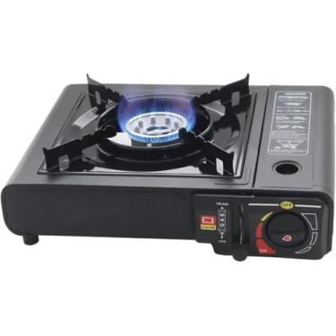 Imagem de Fogareiro Portátil a Gás com Acendimento Automático e Maleta | Camping, Pesca, Viagem e Aventura