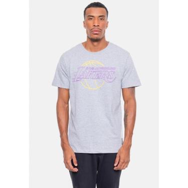 Imagem de Camiseta NBA Logo Sign Los Angeles Lakers Masculino-Masculino