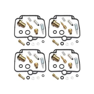 Imagem de Kit de reparo de carburador para Suzuki GSX-R750 GSXR750 GSX-R1100 GSF1200 Bandit GV75A GSF 1200 peças de reconstrução válvula de agulha flutuante e