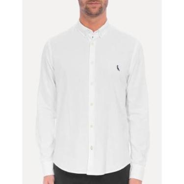 Imagem de Camisa Reserva Masculina Oxford Sport Color Branca-Masculino