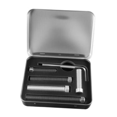 Imagem de Deevoka Kit de Parafusos de Peso para Tacos de Bilhar, Portátil E Prático, para Substituição Do Peso Do Taco de Bilhar.