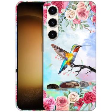 Imagem de GlamCase - Capa com suporte estampado de beija-flor rosa para S235G