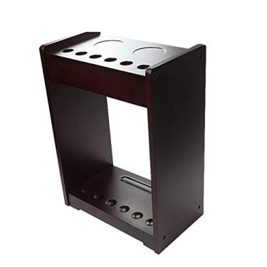 Imagem de Suporte para tacos de piscina, suporte de taco de sinuca economiza espaço para unissex