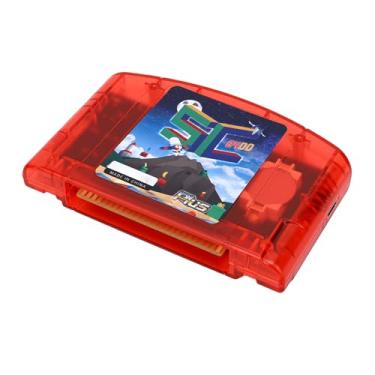 Imagem de Dpofirs Cartucho Flash N64 de Código Aberto SC64 32 GB | Alta Velocidade 23,8 MiB por Segundo, Backup de Salvamento Automático, Emulador de Console Múltiplo para , , GB, GBC, Emulação 64DD, USB C para Jogos retrô (Vermelho Transparente)