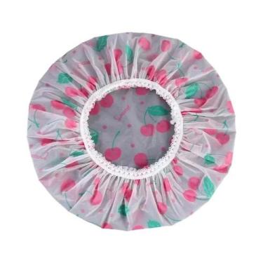 Imagem de Touca De Banho Impermeável Feminina Reforçada À Prova De Óleo E Fumaça