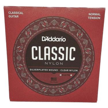 Imagem de Jogo De Cordas Nylon Violão D`Addario Ej27N Tensão Regular