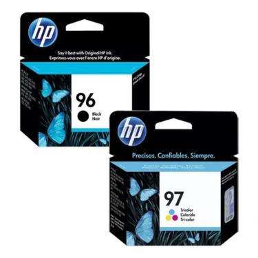 Imagem de Cartucho Hp 96 C8767 Hp 97 C9363 Preto E Tricolor Kit
