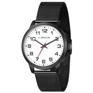Imagem de Relógio Lince Masculino Ref: Mrn4857l44 B2px Casual Mesh Black