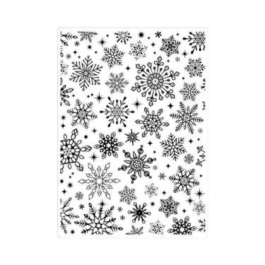 Imagem de Pastas De Embossagem Plásticas Com Temas De Natal: Floco De Neve, Vead