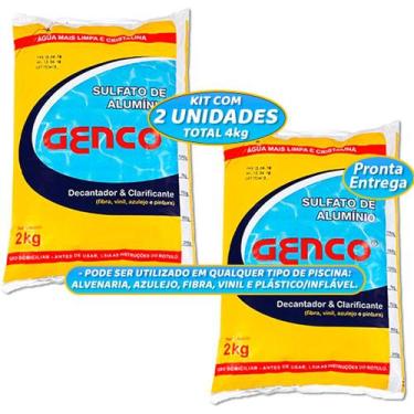 Imagem de Kit com 2 Decantador e Clarificante Genco Sulfato de Alumínio Para Tra