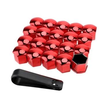 Imagem de Capas Protetoras Antiferrugem Para Porcas De Roda De Carro 20 Peças, C