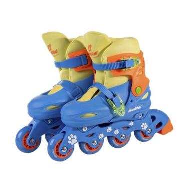 Imagem de Patins Ajustável Inline Azul e Verde 30 ao 33 PS-01LA Fênix - Fenix Br